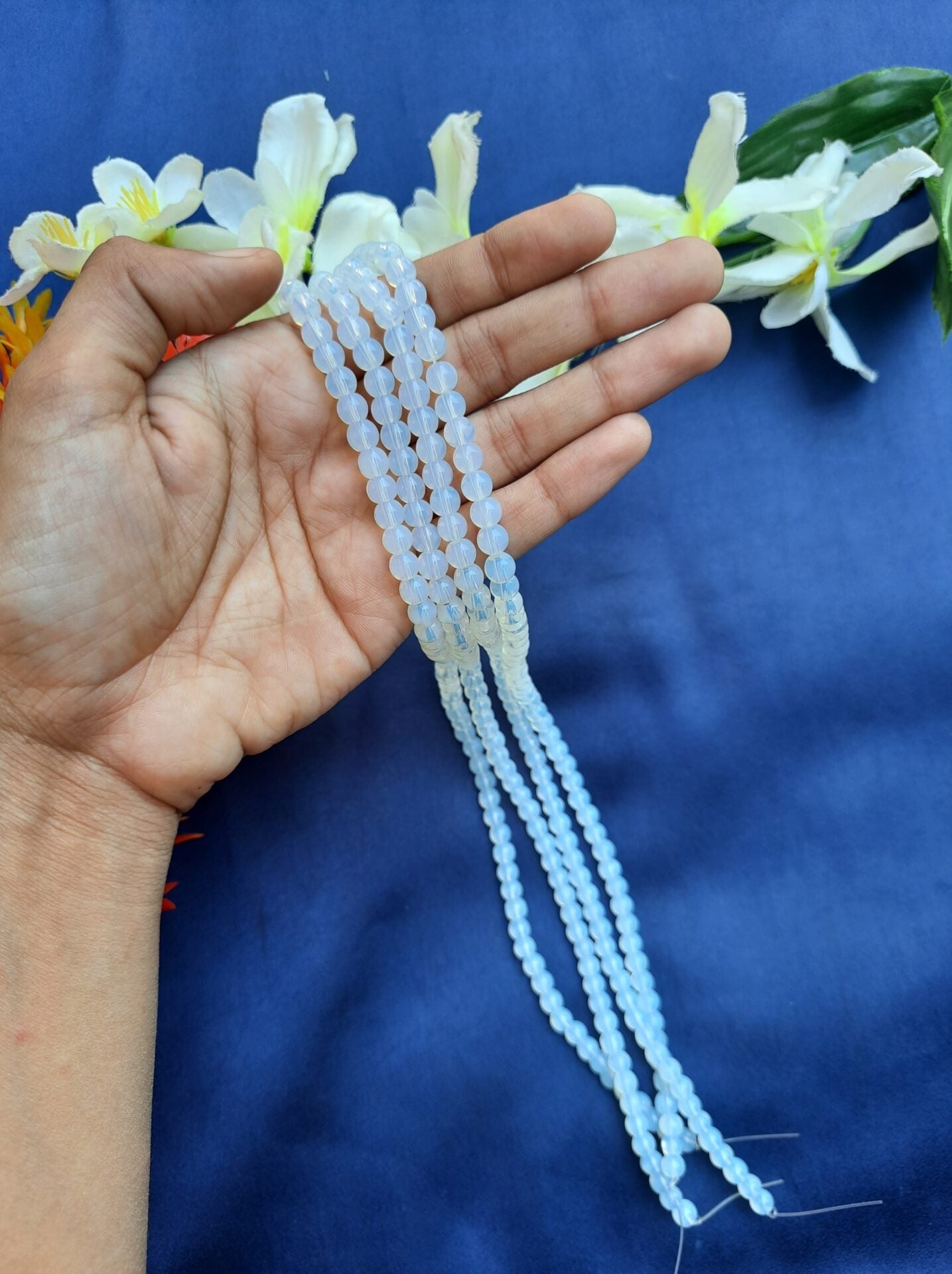 6mm loose round crystal beads strand / line-Opalite-Maitri Export | Crystals Store