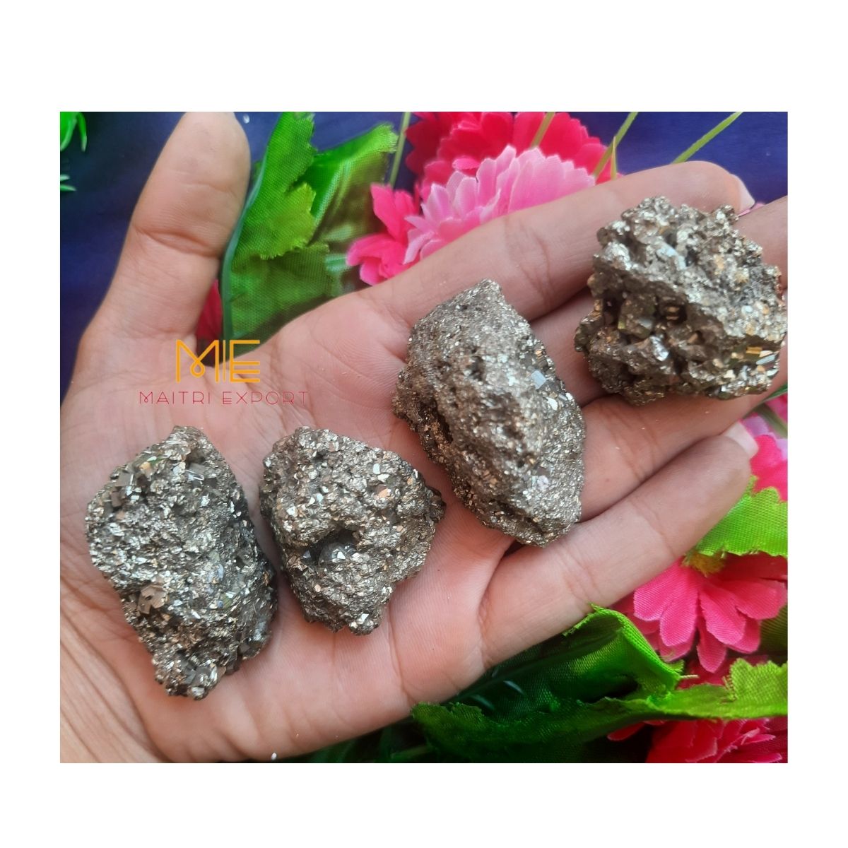 Natural Pyrite Cluster from Peru-Maitri Export | Crystals Store