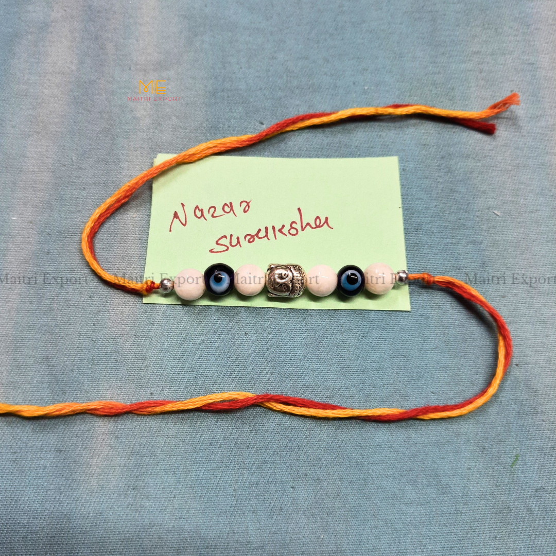 Natural crystal stone purposed rakhi-Maitri Export | Crystals Store
