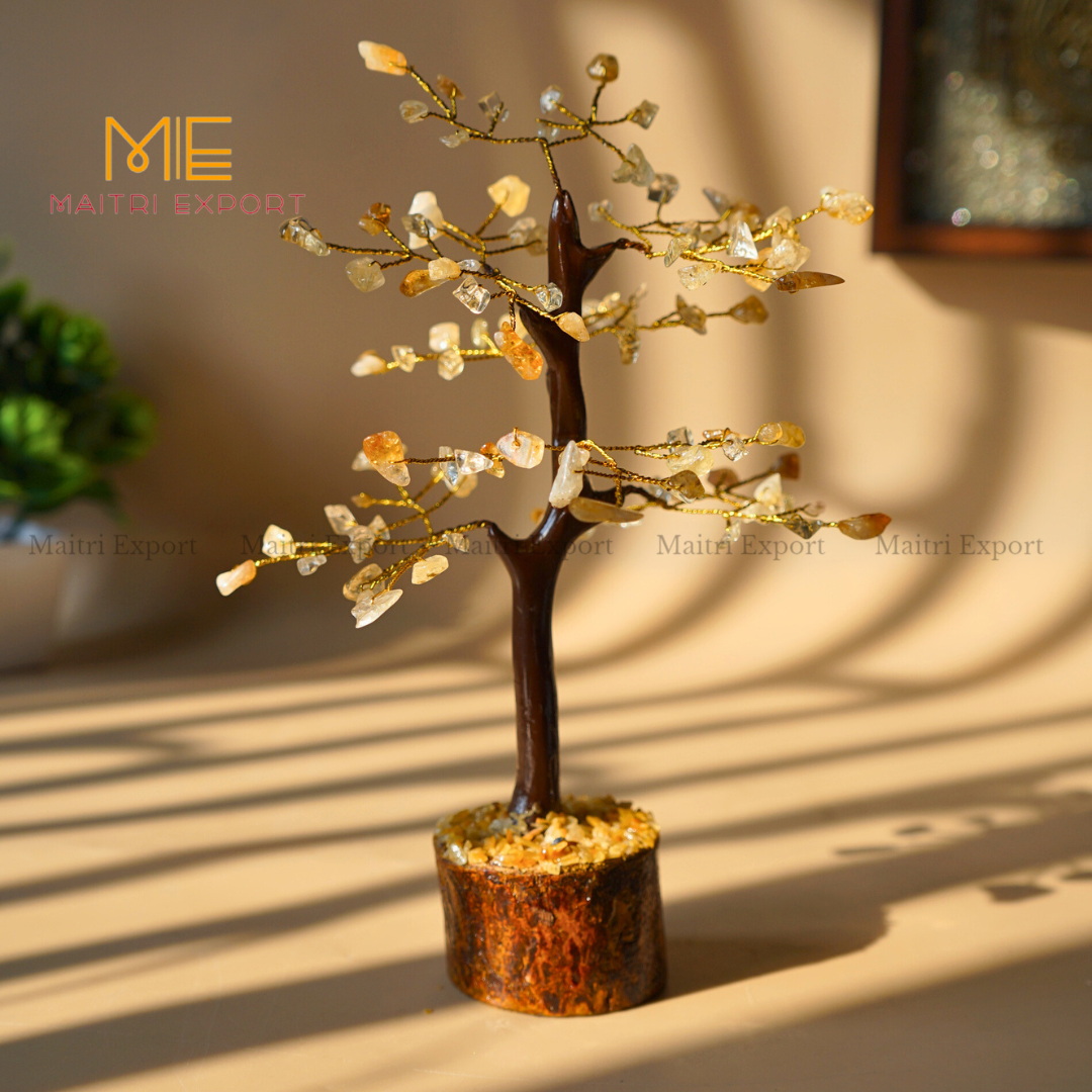 100 Beads natural healing crystal stone tree-Citrine-Maitri Export | Crystals Store