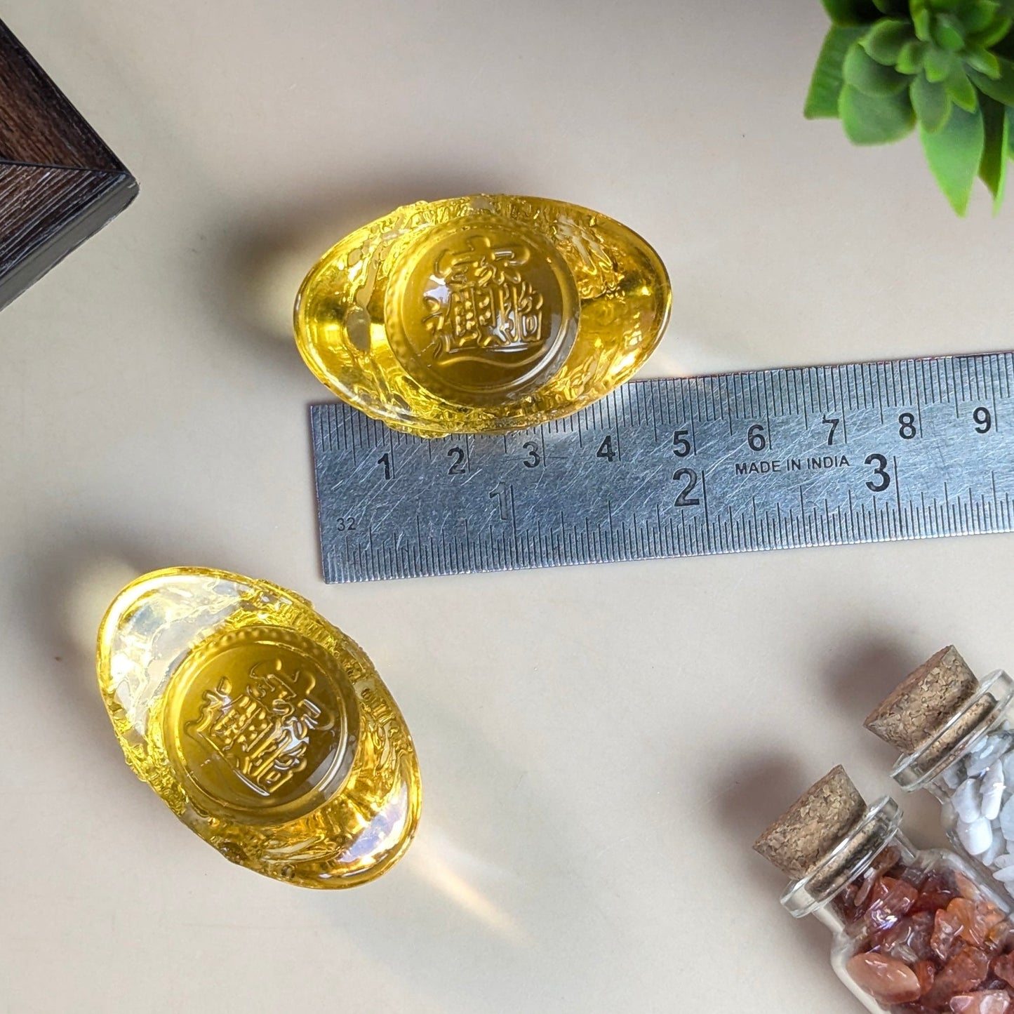 Golden ingot-1.5 inch-Maitri Export | Crystals Store