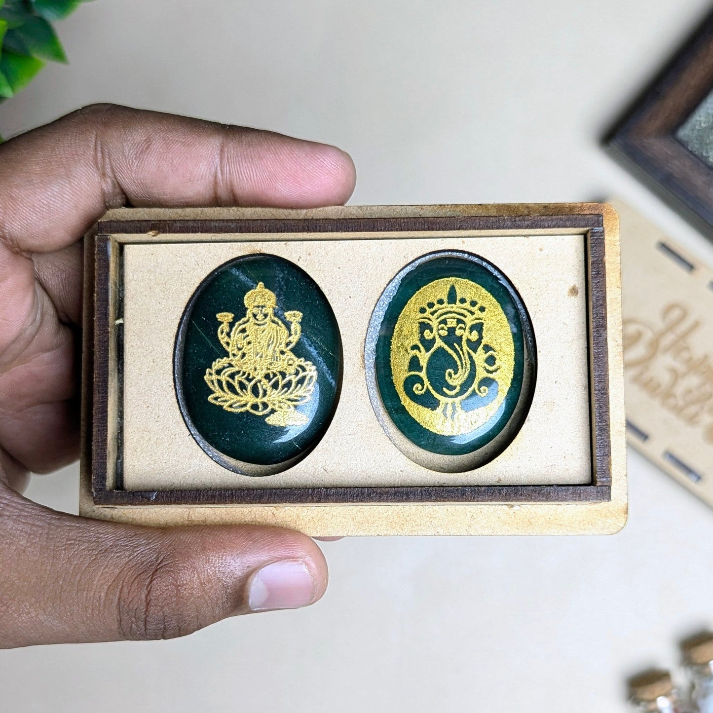 Happy Diwali box ( 2.5 × 4 )-Maitri Export | Crystals Store