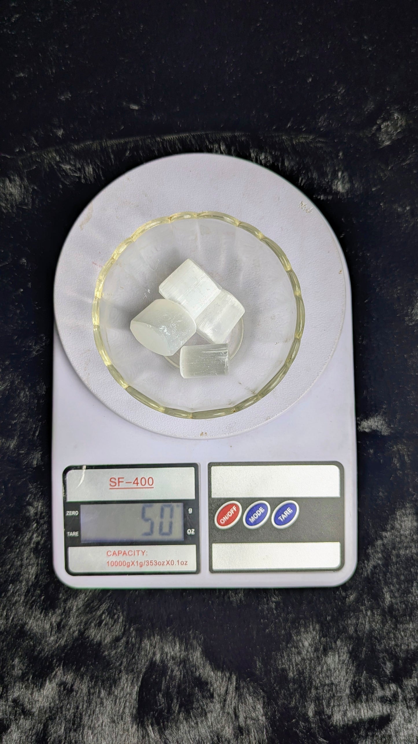 Selenite Natural Crystal Healing Stone Tumble / Pocket Stone-50 gm-Maitri Export | Crystals Store