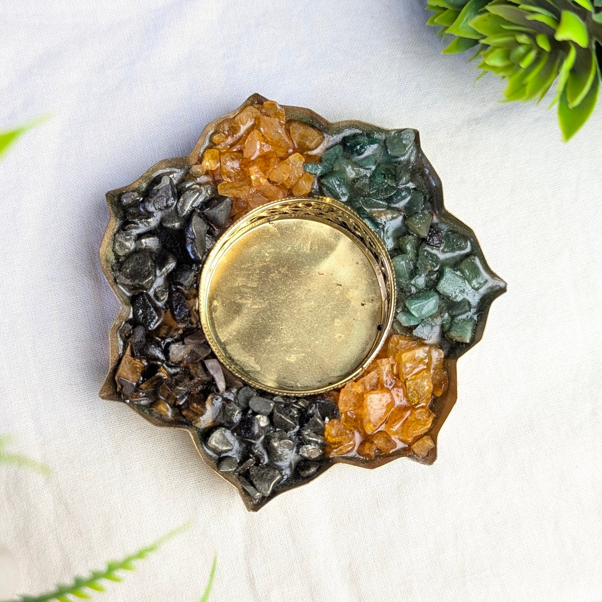 Metal Diya-Money Magnet-Maitri Export | Crystals Store