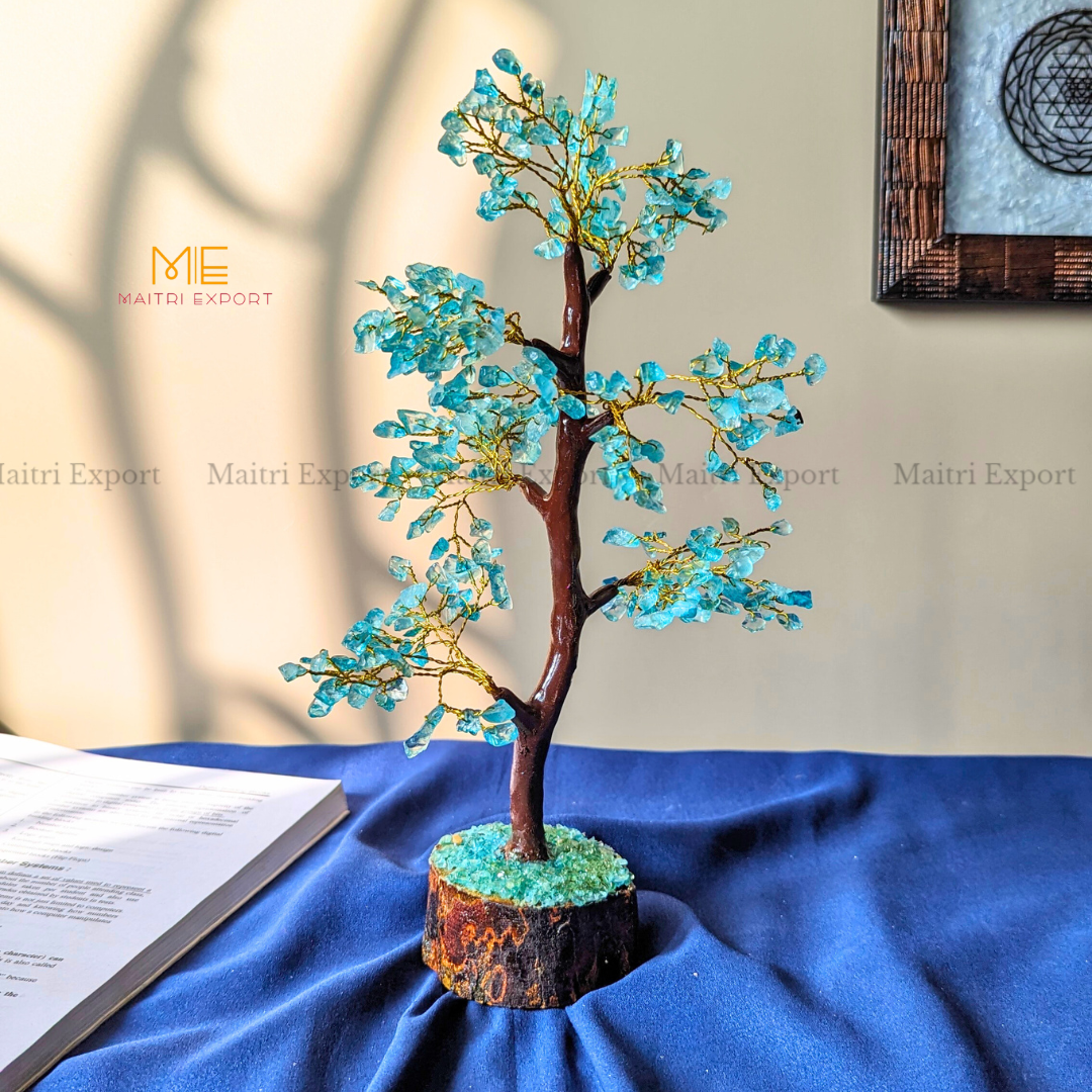 300 Beads Chips Crystal Stone Tree-Aquamarine-Maitri Export | Crystals Store