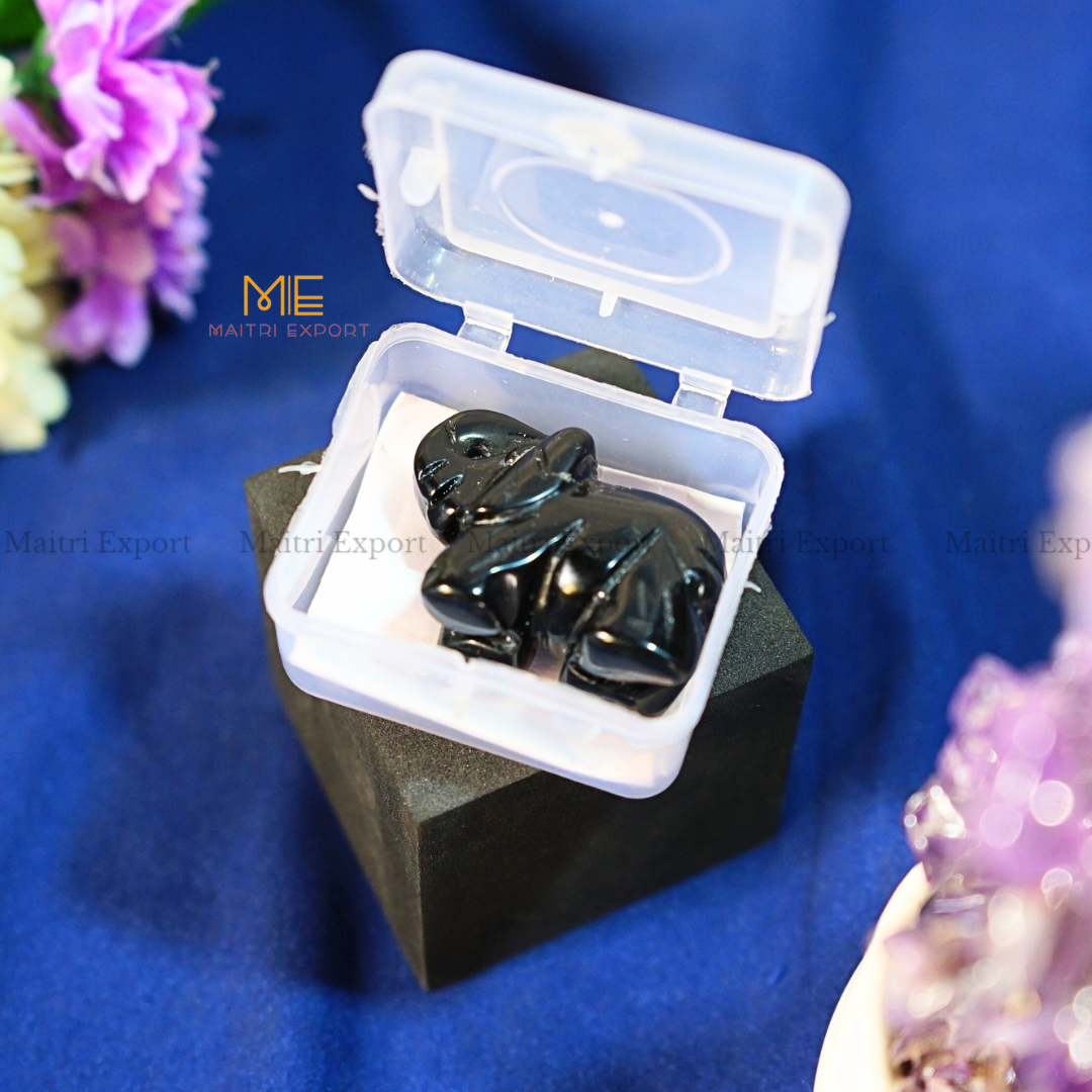 1.5 Inch Elephant Natural Crystal Handcrafted Figurine / Carving-Maitri Export | Crystals Store