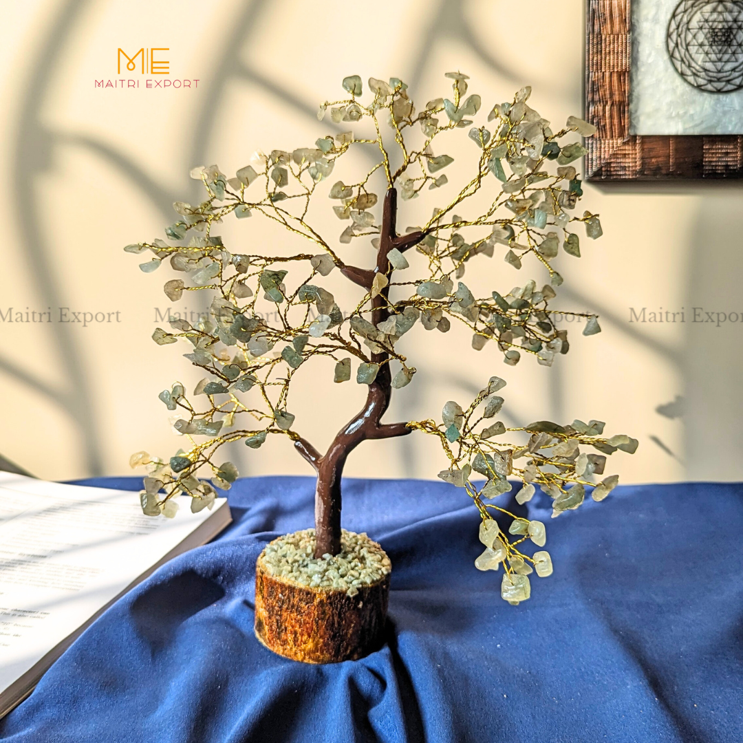 300 Beads Chips Crystal Stone Tree-Green Aventurine-Maitri Export | Crystals Store