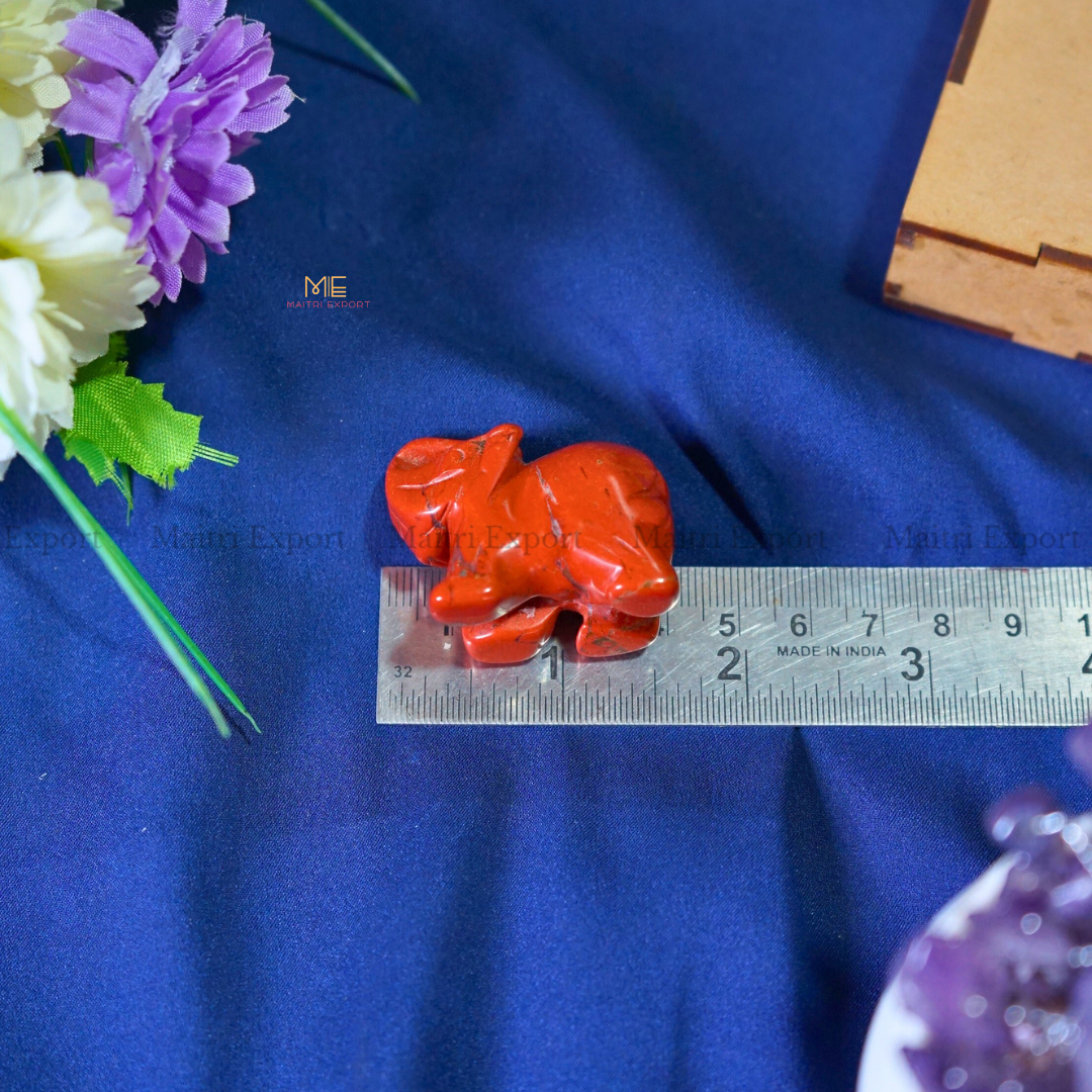 1.5 Inch Elephant Natural Crystal Handcrafted Figurine / Carving-Maitri Export | Crystals Store