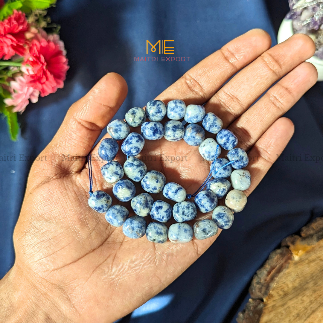 Small Tumble healing Crystal Loose Beads-Sodalite AA-Maitri Export | Crystals Store