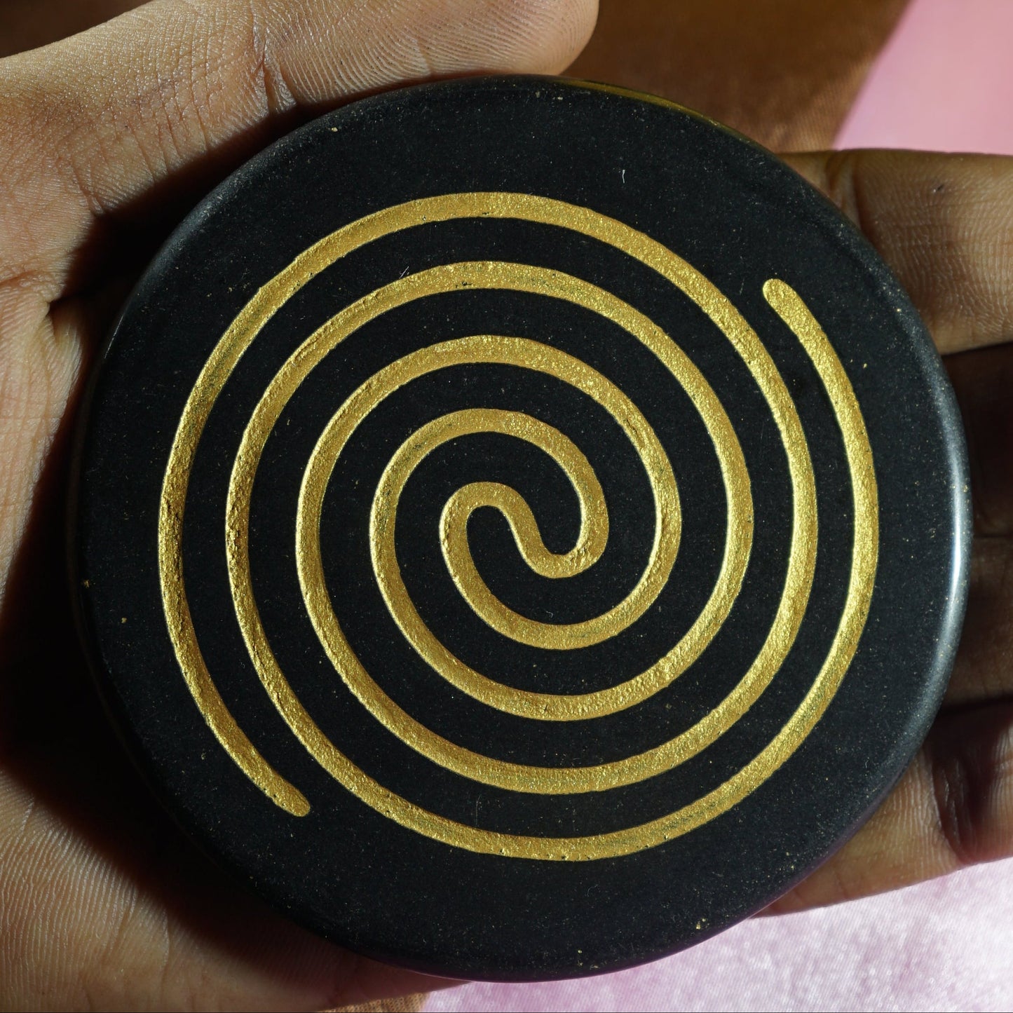 Black 3 Inch Carving Plate