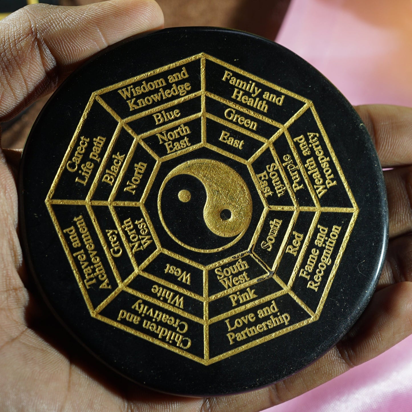 Black 3 Inch Carving Plate