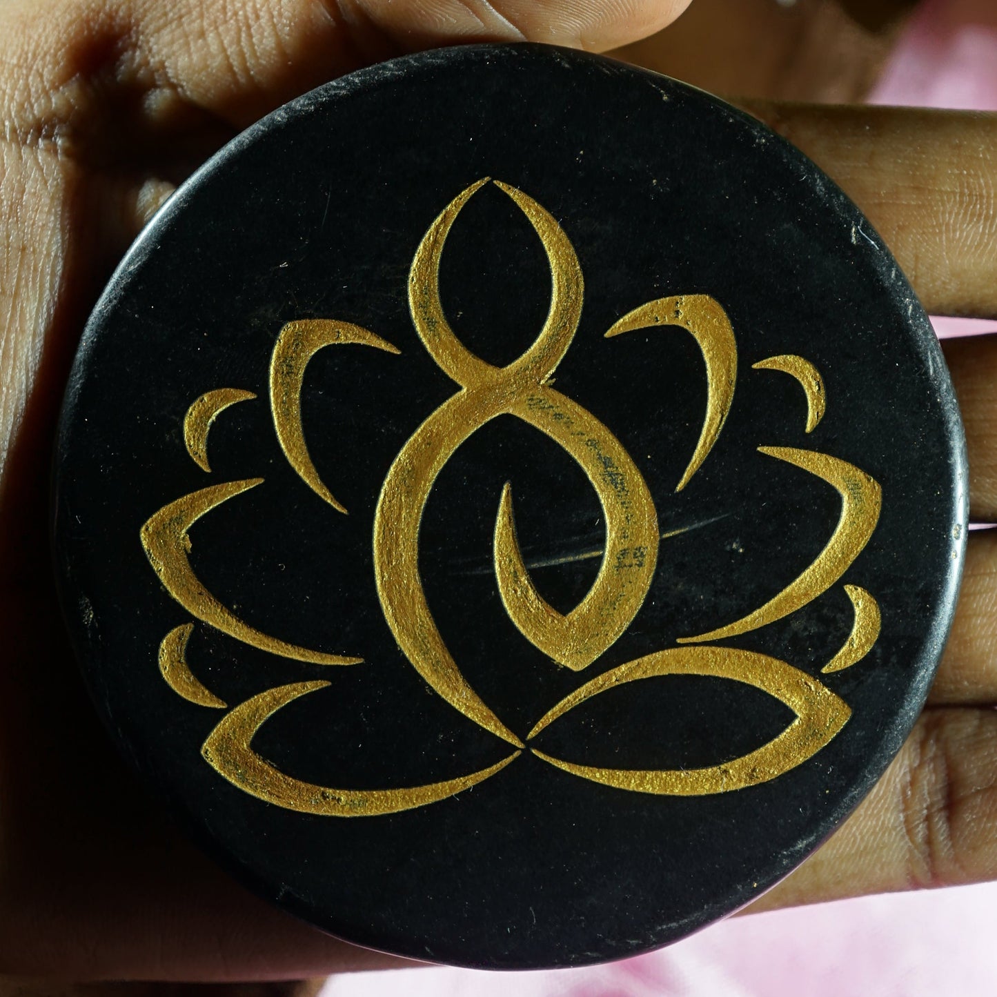 Black 3 Inch Carving Plate