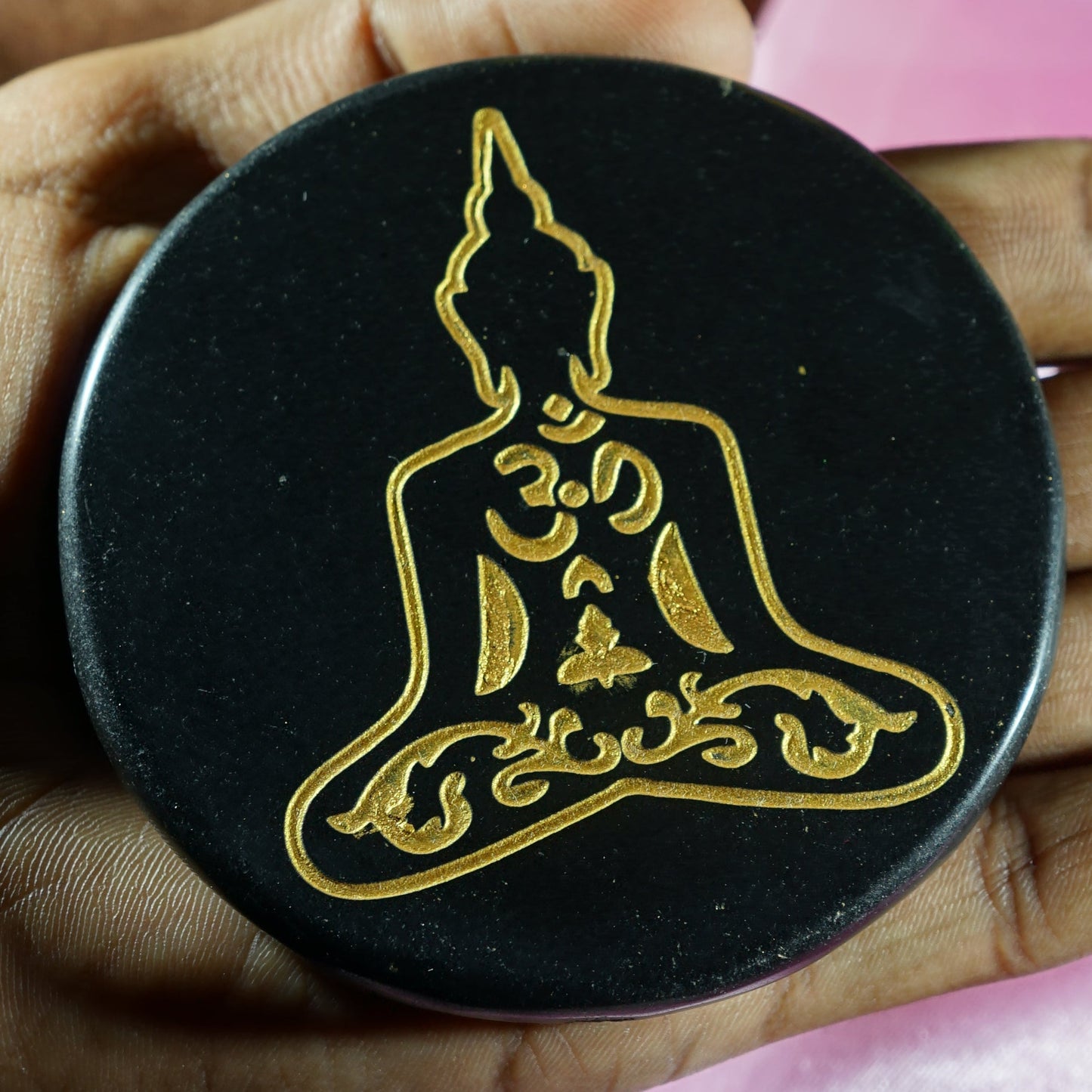 Black 3 Inch Carving Plate