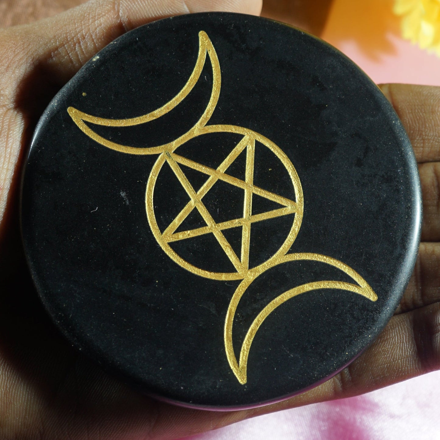Black 3 Inch Carving Plate