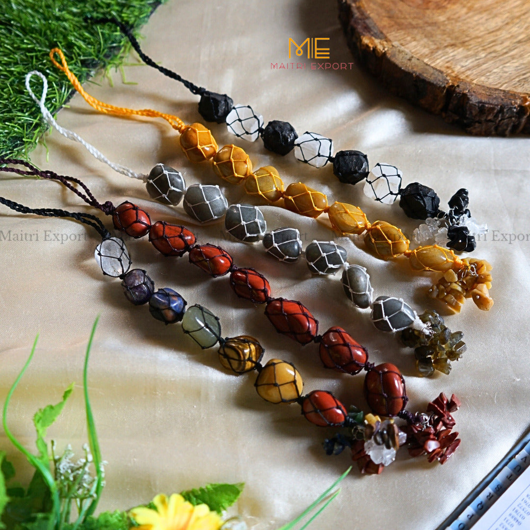 Natural Healing Crystal Stone Tumble Stone with Chips Hanger-Maitri Export | Crystals Store