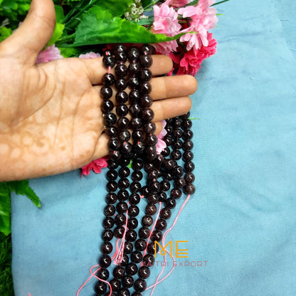 10mm round loose crystal beads strand / string-Garnet-Maitri Export | Crystals Store