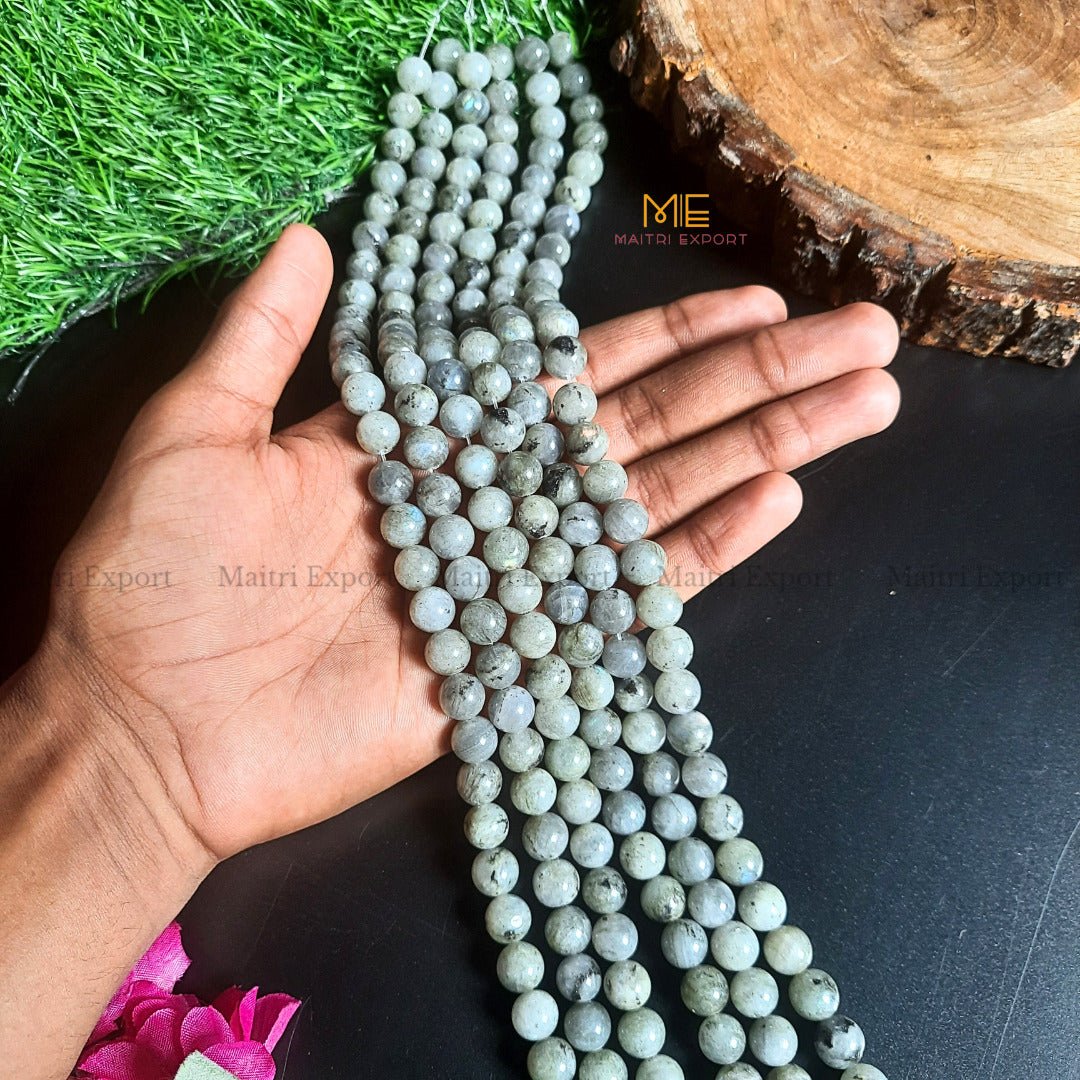 10mm round loose crystal beads strand / string-Labradorite-Maitri Export | Crystals Store
