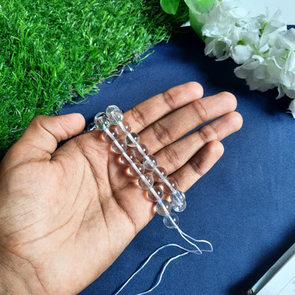 10mm round loose crystal beads strand / string-Clear quartz-Maitri Export | Crystals Store