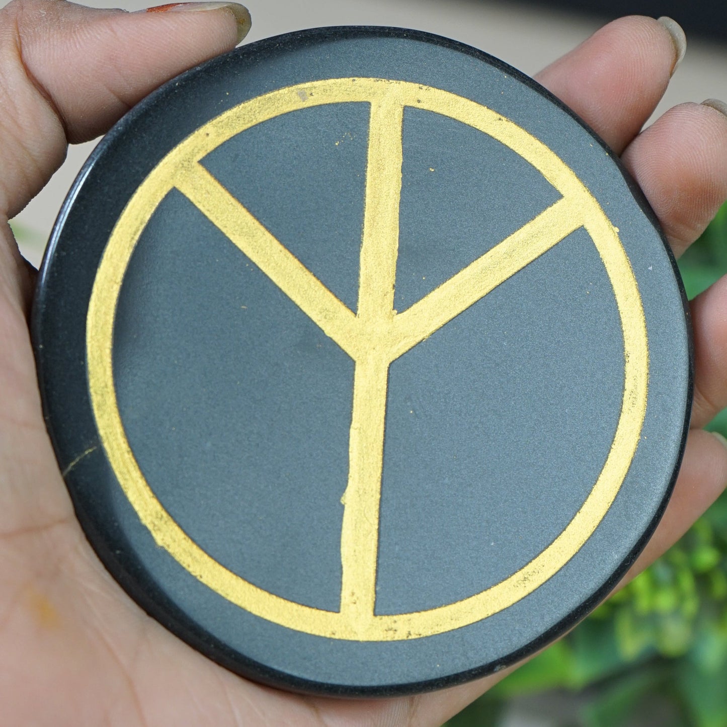Black 3 Inch Carving Plate