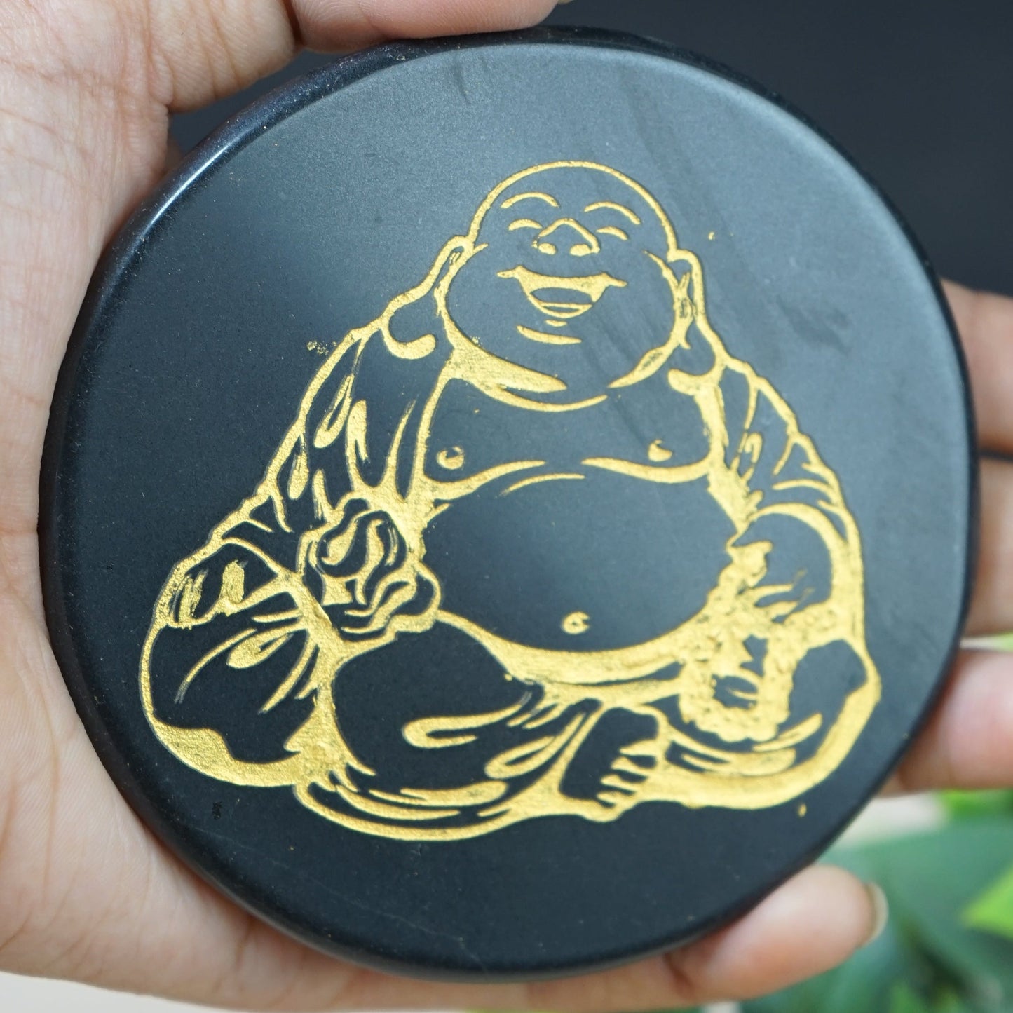 Black 3 Inch Carving Plate