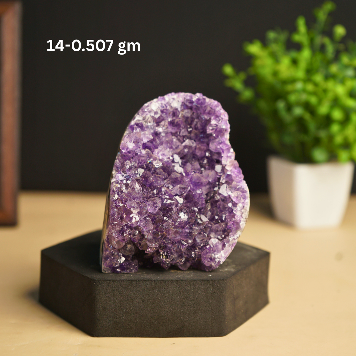 Amethyst mini / small geode-14 - 507gm-Maitri Export | Crystals Store