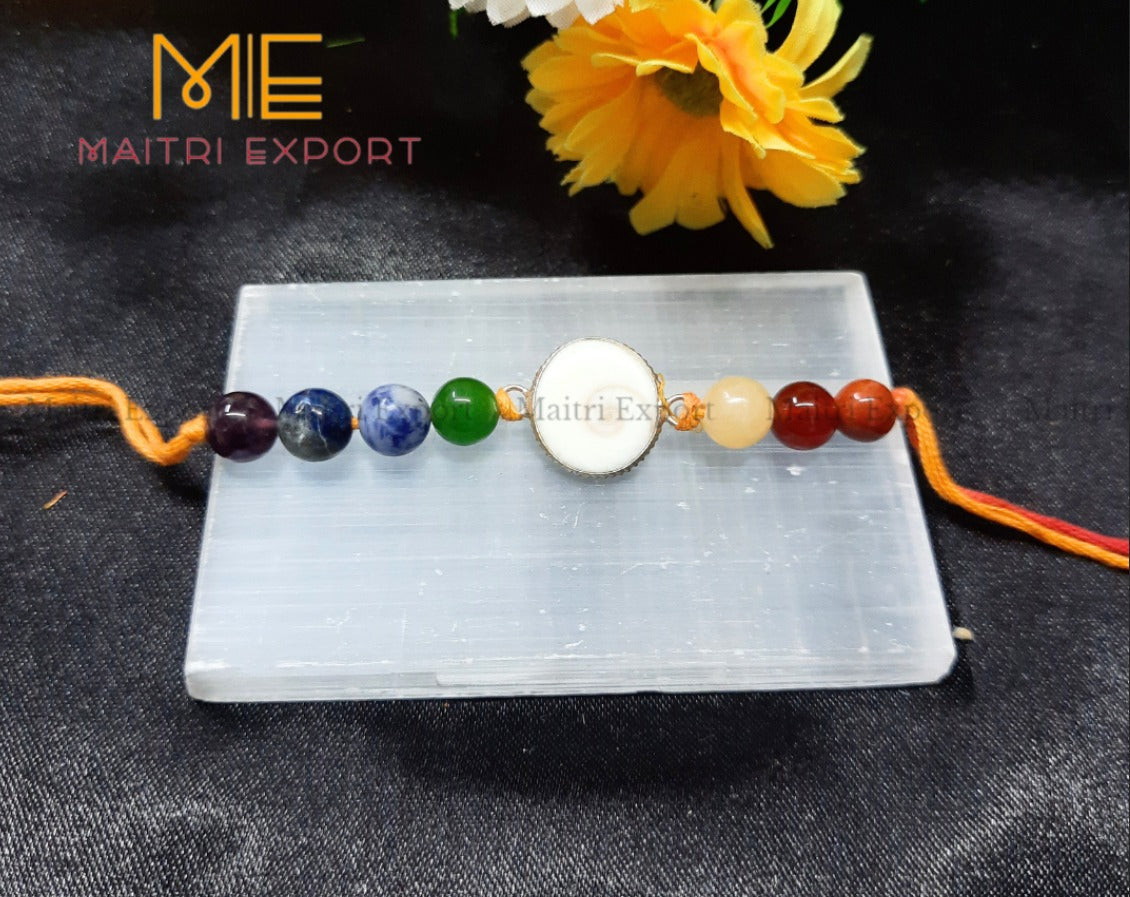 Gomtichakra 7 chakra rakhi-Only rakhi-Maitri Export | Crystals Store