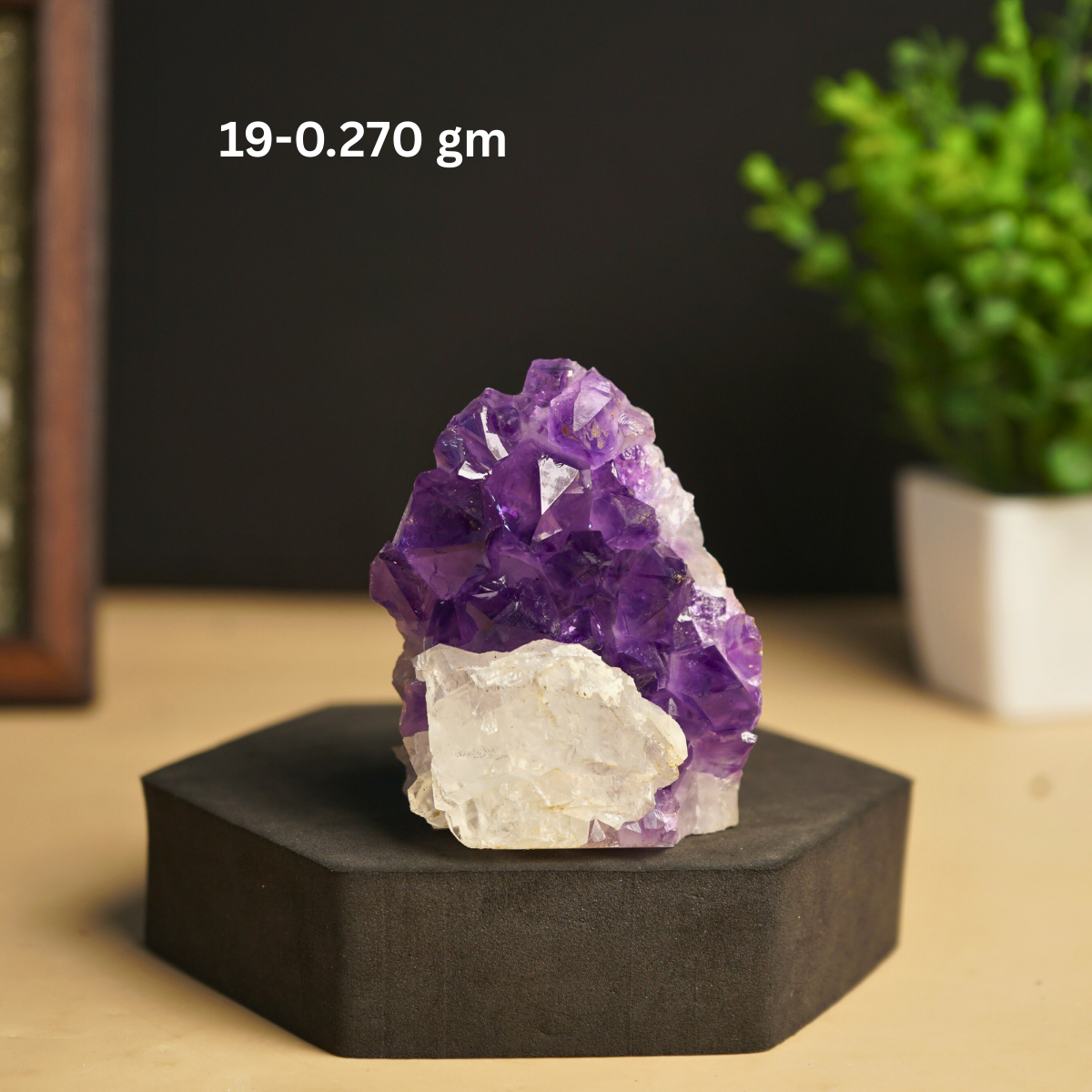 Amethyst mini / small geode-19 -270gm-Maitri Export | Crystals Store