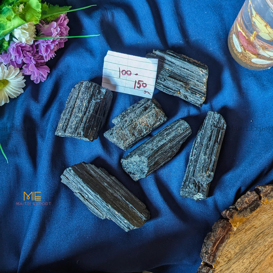 Black Tourmaline Rough / Raw stones-Maitri Export | Crystals Store