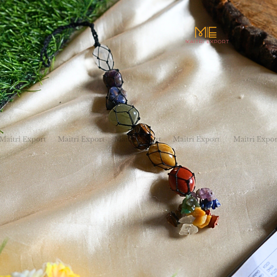 Natural Healing Crystal Stone Tumble Stone with Chips Hanger-Maitri Export | Crystals Store