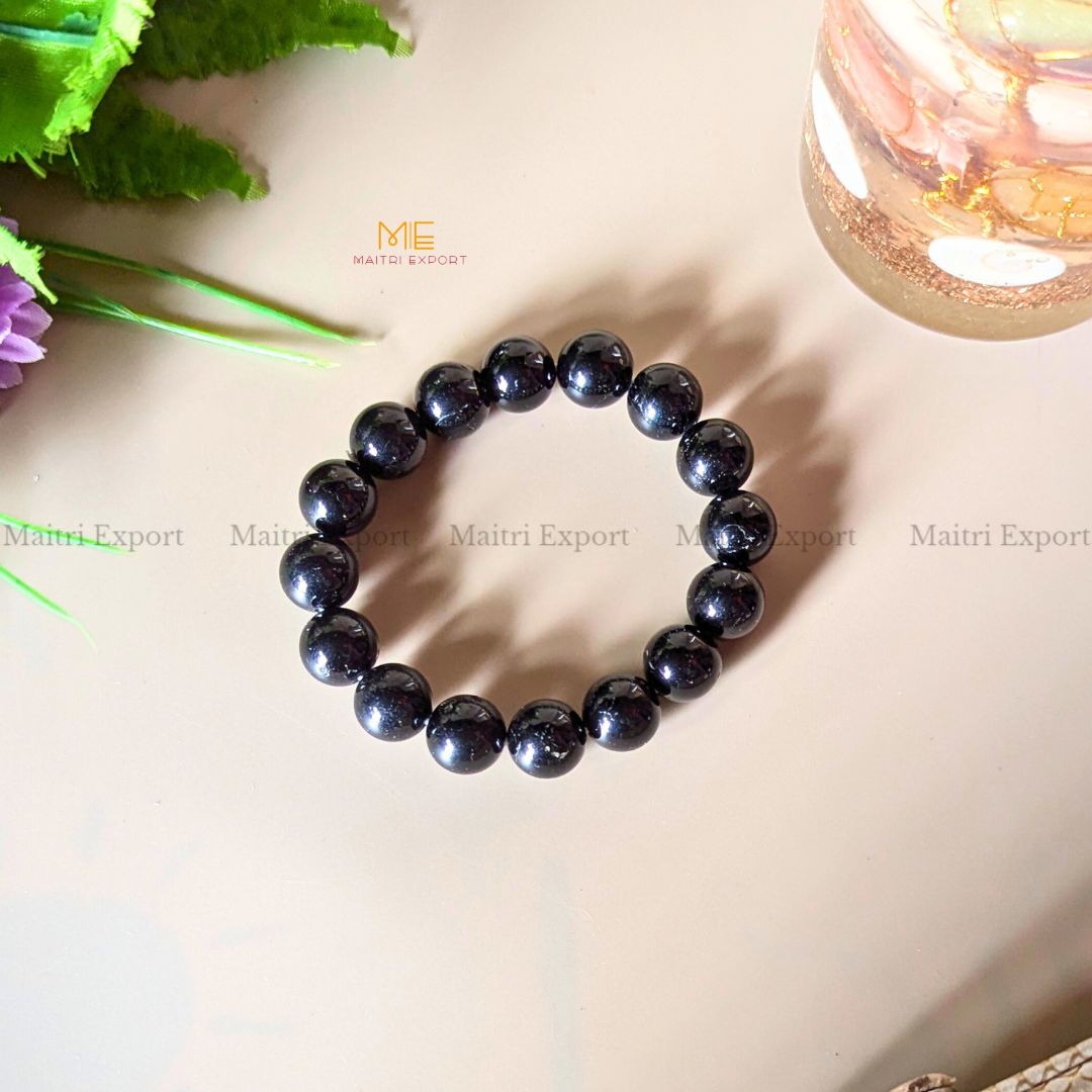 Natural Crystal Healing Stone 12mm Bracelet-Maitri Export | Crystals Store