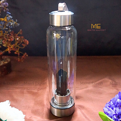 Natural Healing Stone Wand Crystal Infused Elixir Bottle-Maitri Export | Crystals Store