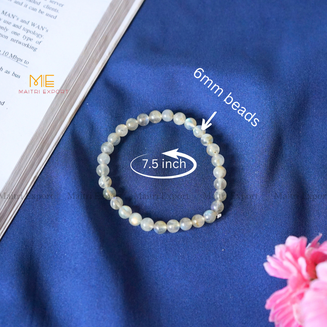 Labradorite Natural Crystal Healing Bracelet-Maitri Export | Crystals Store