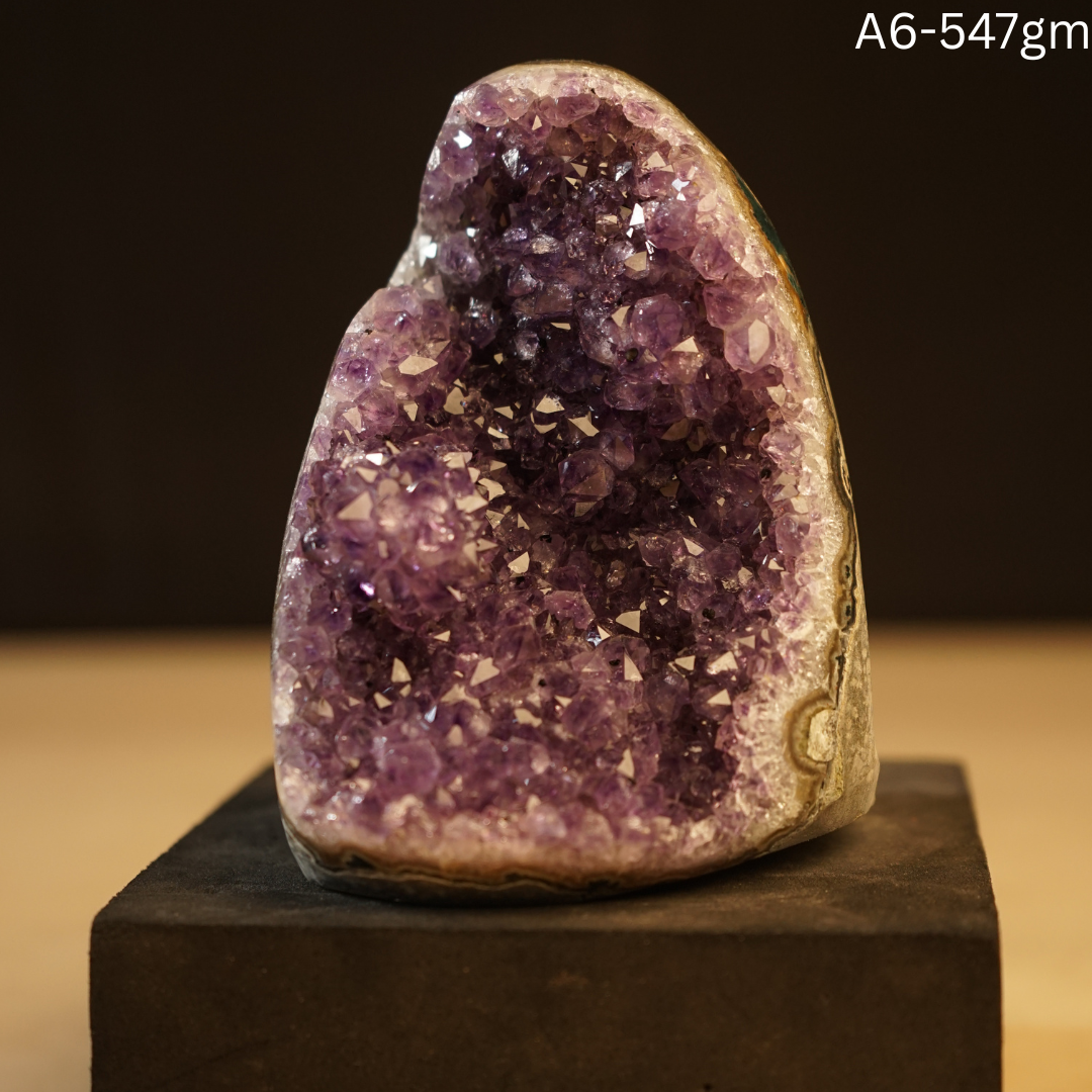 Amethyst Geode-6 - 547 gm-Maitri Export | Crystals Store