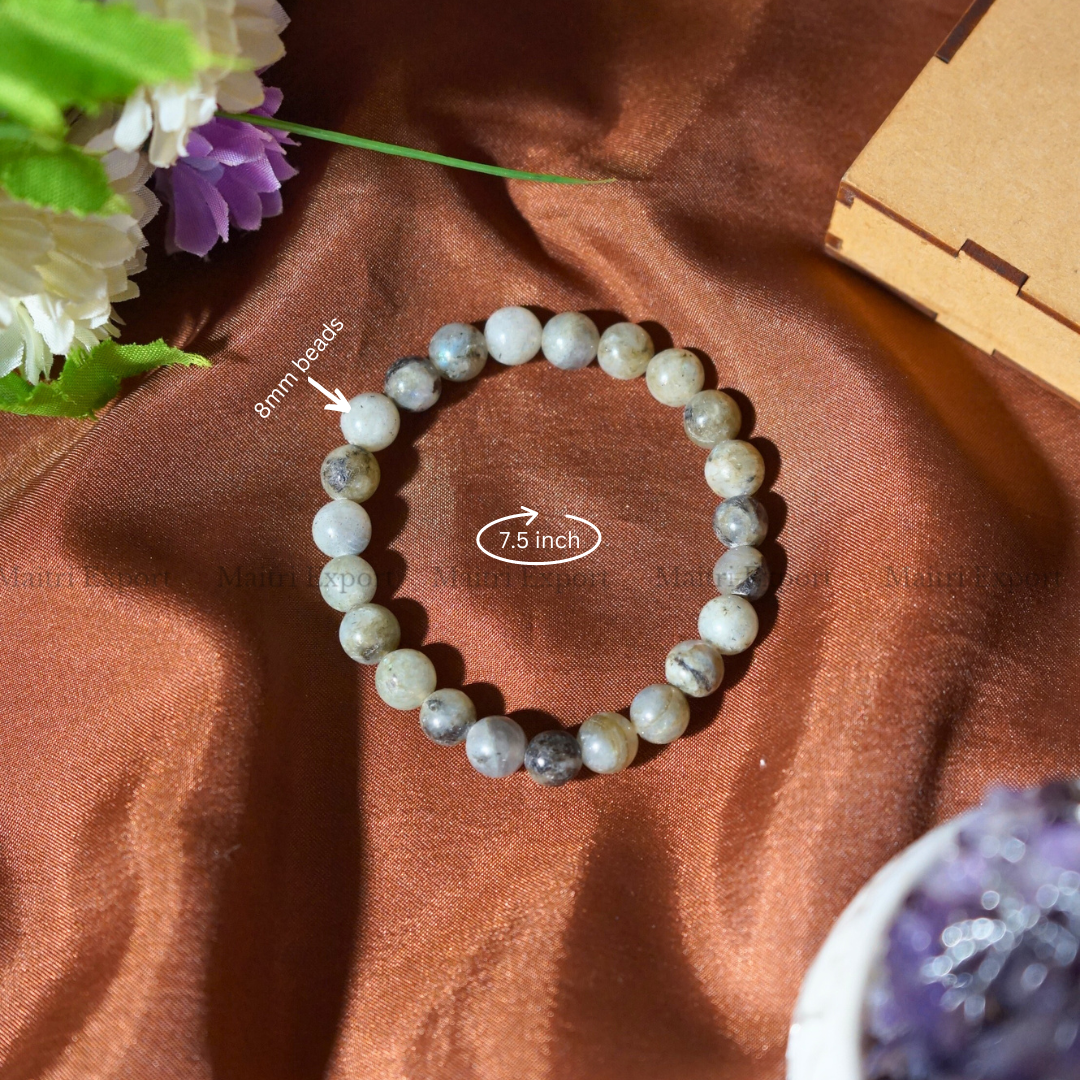 Labradorite Natural Crystal Healing Bracelet-Maitri Export | Crystals Store
