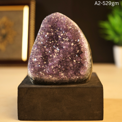 Amethyst Geode-2 - 529 gm-Maitri Export | Crystals Store