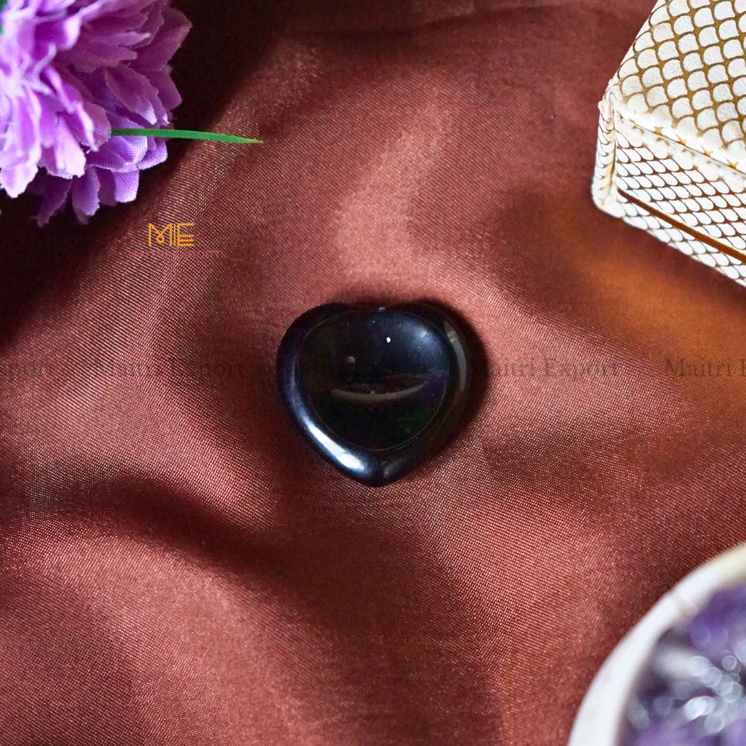 Natural Crystal Stone Heart Worry Stone-Maitri Export | Crystals Store