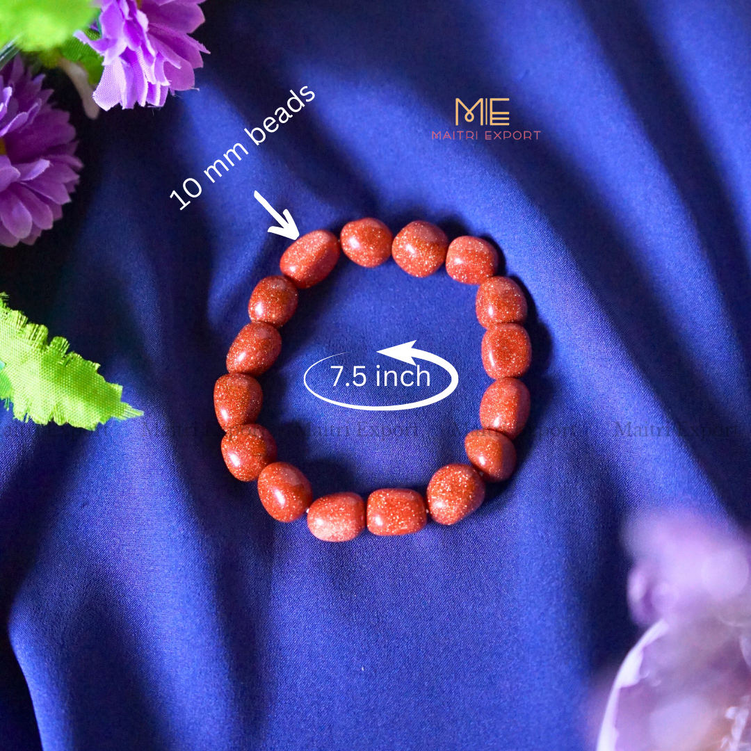 Small Tumble Crystal Beads Bracelet-Maitri Export | Crystals Store