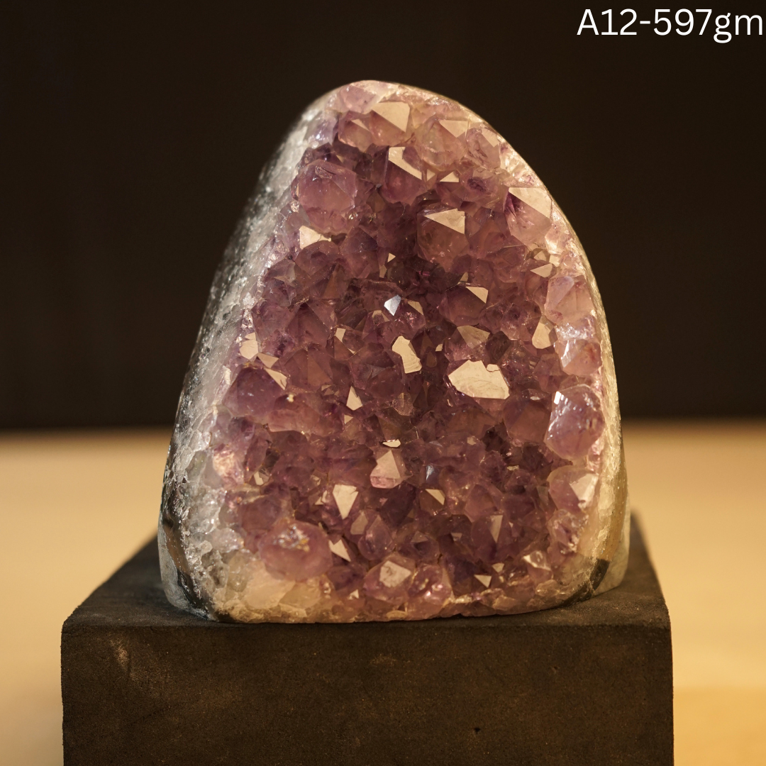 Amethyst Geode-12 - 597 gm-Maitri Export | Crystals Store