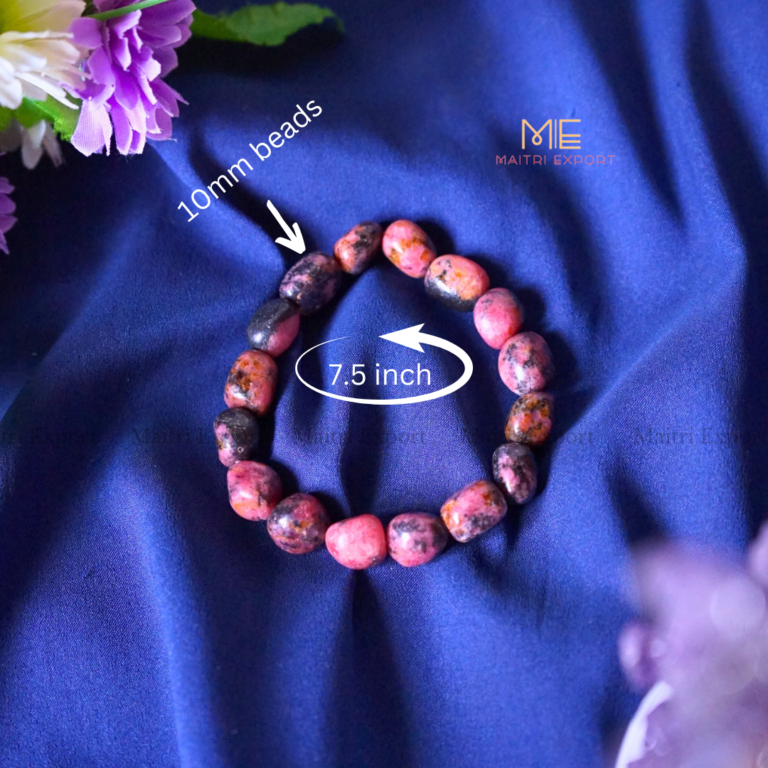 Small Tumble Crystal Beads Bracelet-Maitri Export | Crystals Store