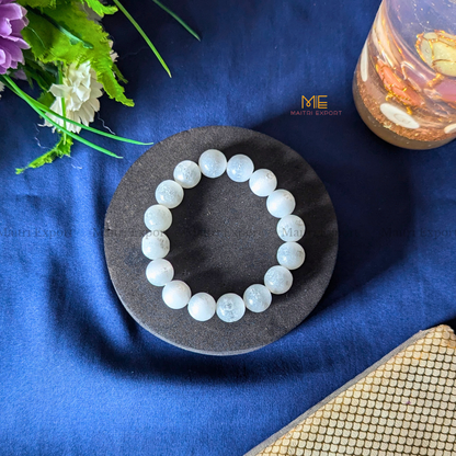 Natural Crystal Healing Stone 12mm Bracelet-Maitri Export | Crystals Store
