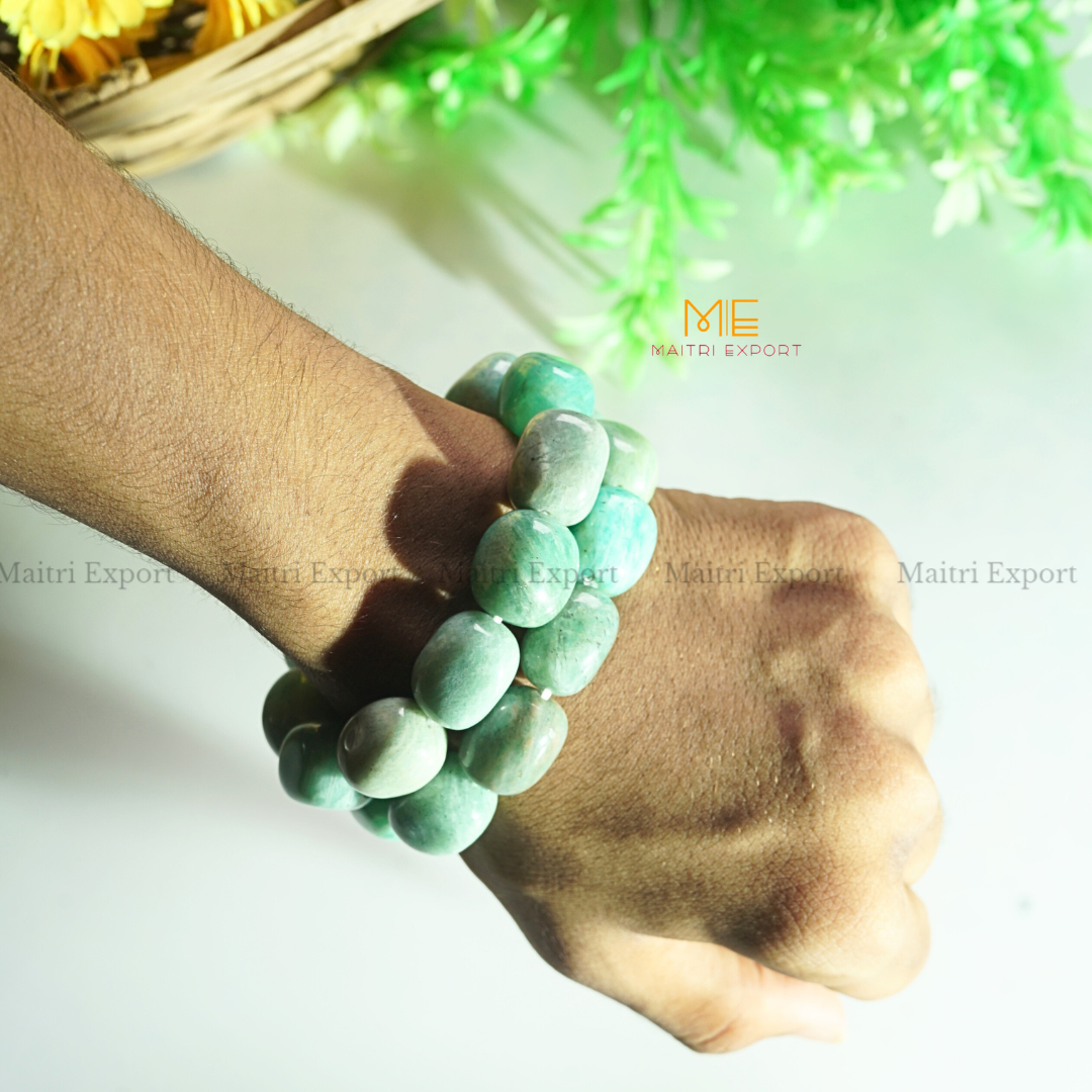 Tumbled crystal beads bracelets-Maitri Export | Crystals Store