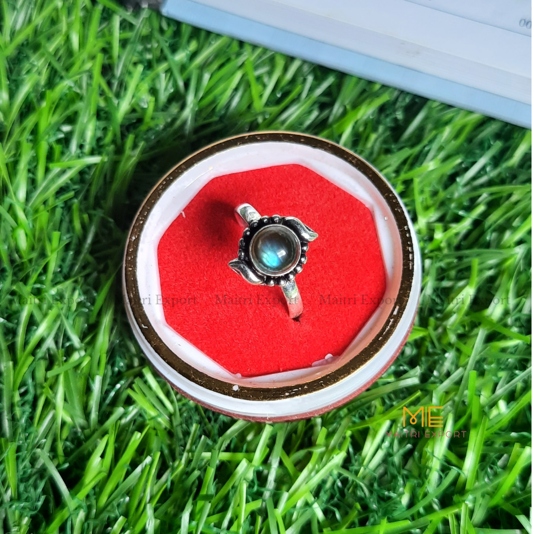 Natural Gemstone Crystal Adjustable Rings (1)-Maitri Export | Crystals Store