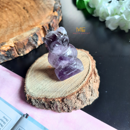 Natural Crystal Stones Owl Carving / Figurine-Maitri Export | Crystals Store
