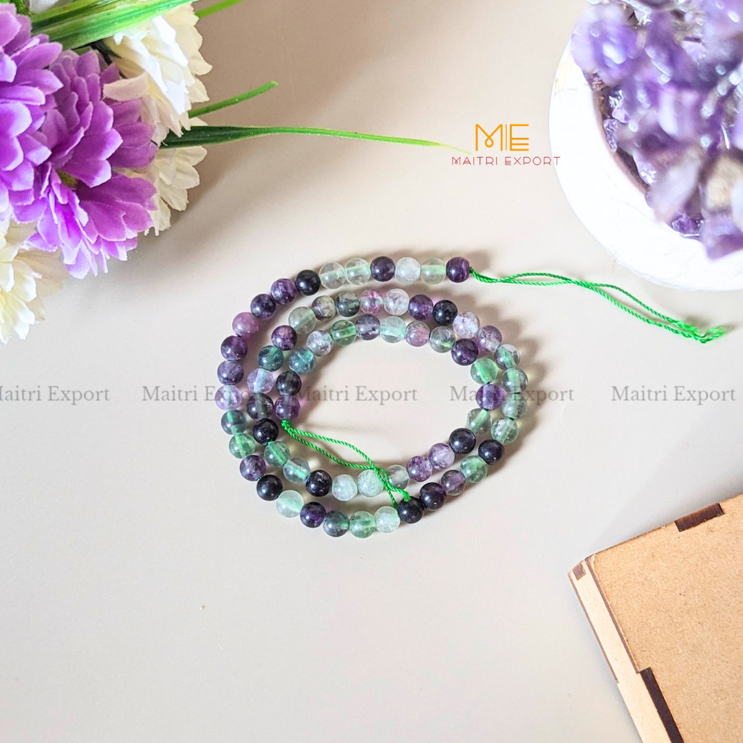 6mm loose round crystal beads strand / line-Maitri Export | Crystals Store