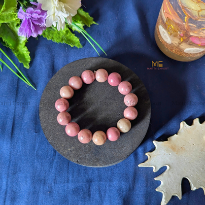 Natural Crystal Healing Stone 12mm Bracelet-Maitri Export | Crystals Store
