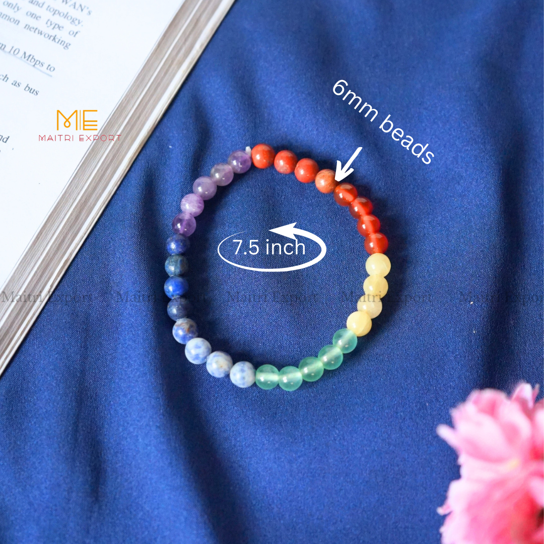 7 chakra bracelet-Maitri Export | Crystals Store