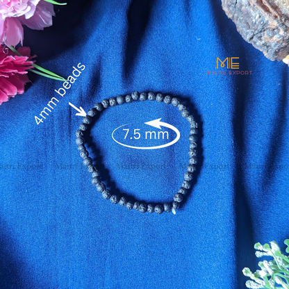 Lava Natural Crystal Healing Bracelet-Maitri Export | Crystals Store
