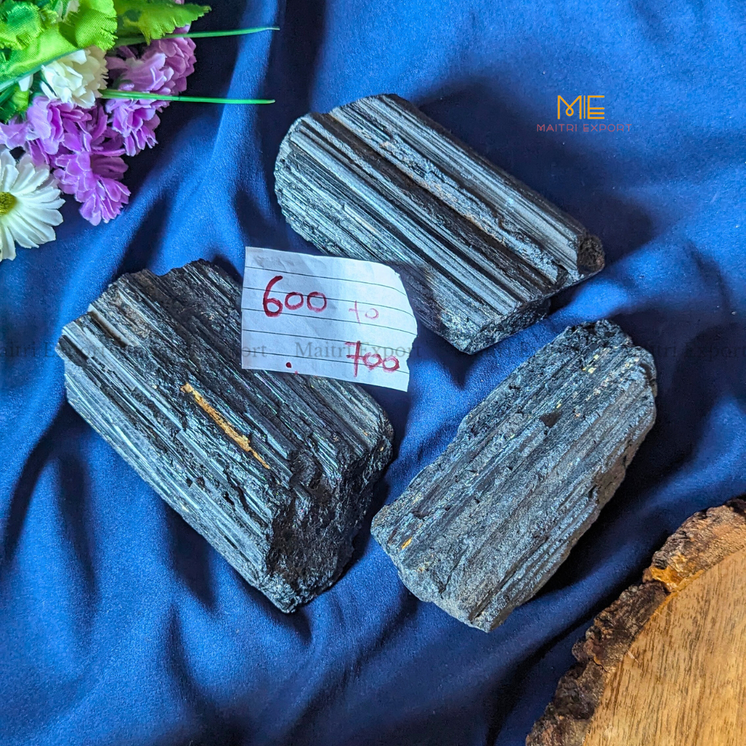 Black Tourmaline Rough / Raw stones-Maitri Export | Crystals Store