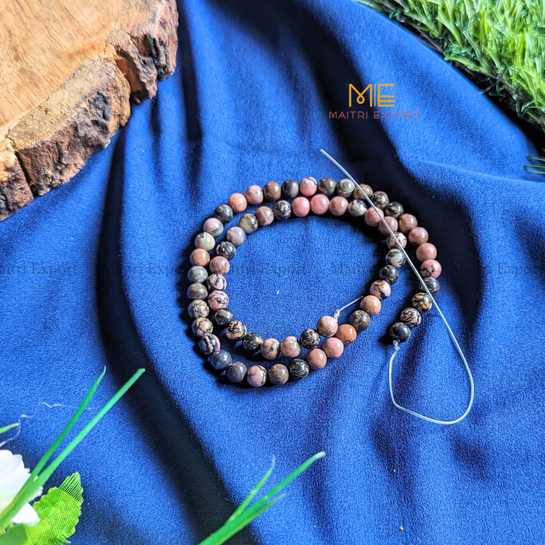 6mm loose round crystal beads strand / line-Maitri Export | Crystals Store