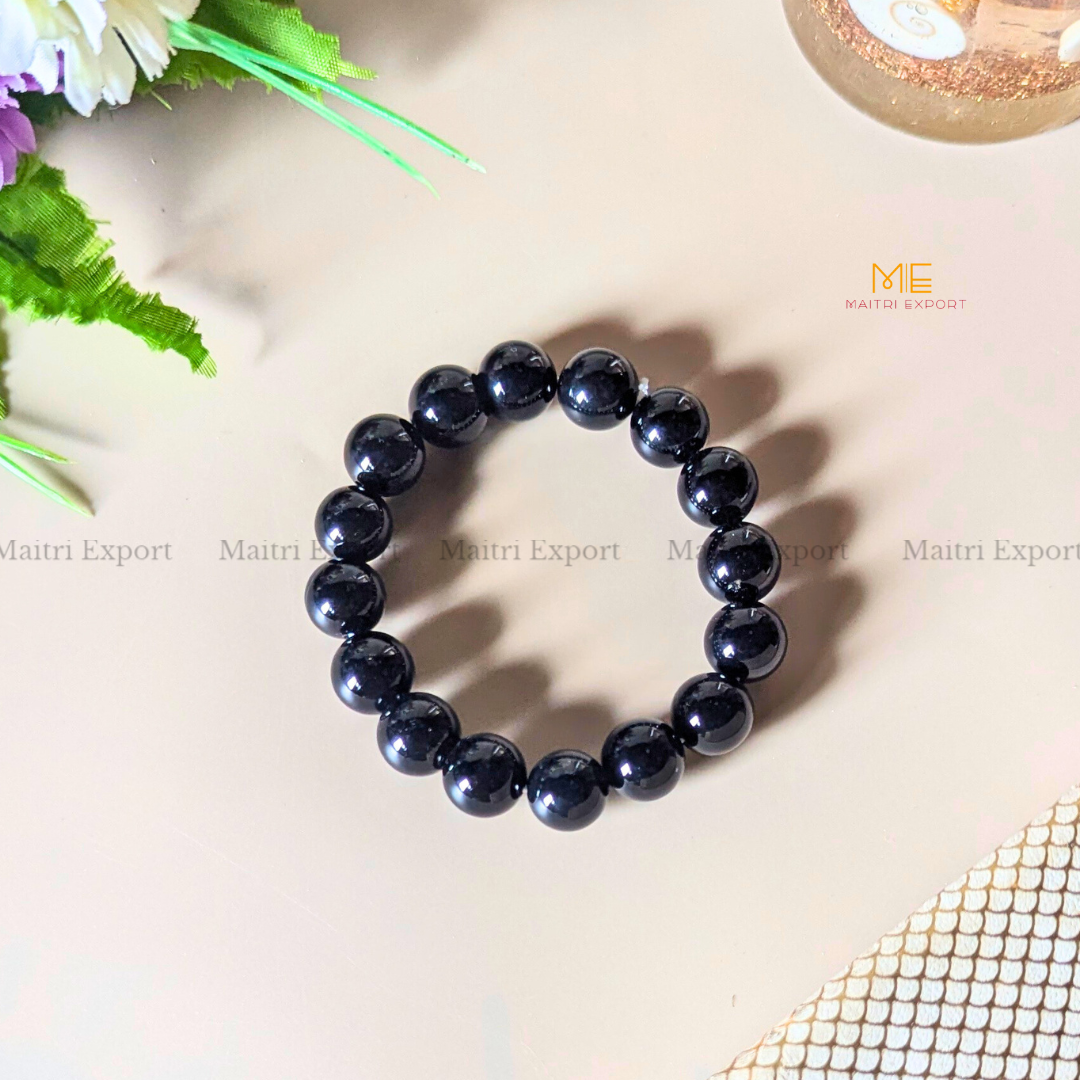 Natural Crystal Healing Stone 12mm Bracelet-Maitri Export | Crystals Store